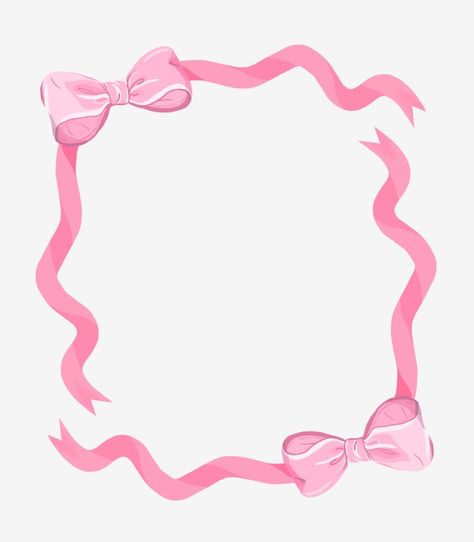 romantic border,cartoon border illustration,hand painted pink border,pink ribbon bow border,love border,text decorative border,hand clipart,love clipart,border clipart,ribbon clipart,bow clipart Coquette Border, Border Design Ideas, Design Ideas Drawing, Bow Border, Boarders Designs For Projects, Rose Texture, Ribbon Clipart, Bubble Drawing, Bond Paper Design