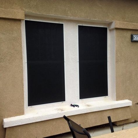 Ever wonder what the benefits are of having solar screens? Click to find out! Solar Screens Exterior, Diy Solar Screens For Windows, Solar Screens Window, Solar Windows, Appian Way, Solar Screens, Mobile Home Ideas, Window Screen, Diy Art Ideas