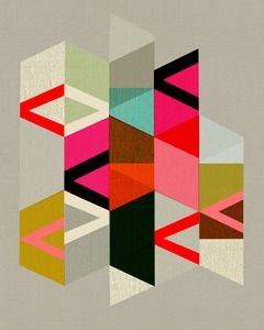 Atlas 39 by inaluxe.  Everyone needs some inaluxe in their lives! Quilt Modernen, Quilting Inspiration, Art Et Illustration, Art And Illustration, Design Milk, Modern Artwork, Geometric Art, Quilt Inspiration, Modern Quilts