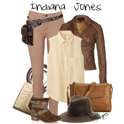 Indiana Jones Outfit, Indiana Jones Costume, Everyday Cosplay, Nerd Fashion, Character Inspired Outfits, Disney Bound Outfits, Fandom Fashion, Disney Inspired Outfits, Fandom Outfits