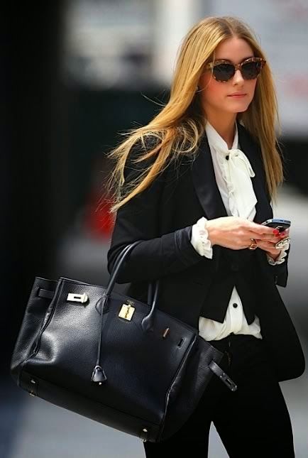 Olivia Palermo Look Working Girl, Johannes Huebl, Olivia Palermo Lookbook, It Bag, Hermes Handbags, Olivia Palermo, New Classic, Hermes Birkin, Palermo