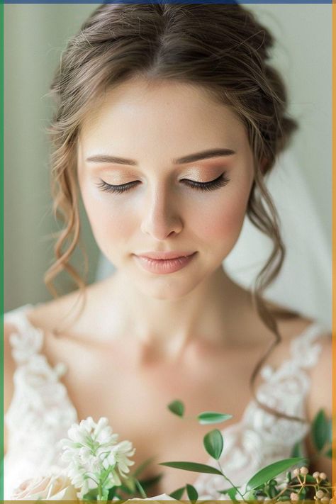 The below Natural-glam bridal makeup is one of my favorite styles because it lets the bride’s natural beauty shine through while still looking polished and put together: It’s the perfect balance… Make Up Naturel, Burgundy Makeup Look, Wedding Makeup For Blue Eyes, Burgundy Makeup, Natural Bridal Makeup, Natural Glam Makeup, Glam Wedding Makeup, Bridal Makeup Natural, Neutral Makeup