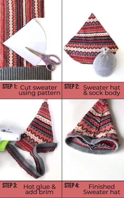 Sweater Gnomes Diy How To Make, Fall Gnomes Diy, Gnomes Beard Diy, Sweater Gnomes, Gnome Diy, Diy Gnome, Holiday Gnomes, Fall Gnomes, Halloween Gnomes