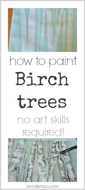 How To Draw A Birch Tree, How To Paint Acrylic Trees, Paint Trees Easy, Drawing Birch Trees, How To Paint Birch Trees Acrylics, How To Paint Birch Trees Step By Step, How To Paint Trees, Birch Tree Painting Acrylic, Easy Birch Tree Painting