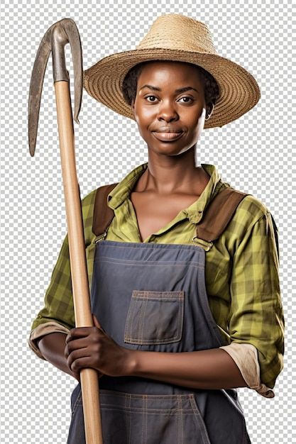 PSD black woman farmer psd transparent w... | Premium Psd #Freepik #psd Woman Farmer, Farmers Day, Female Farmer, Psd Template Free, Free Psd, Psd Templates, Farmer, Black Women, High Quality