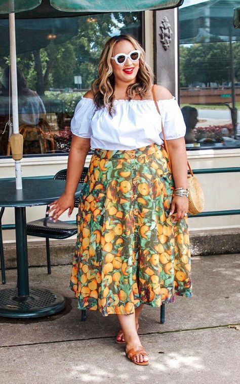 Skirt Curvy Outfit, Outfits Church, Wheelchair Fashion, Spring Attire, Plus Size Fashionista, Maxi Outfits, Big Belly, Work Outfits Women, Curvy Outfits