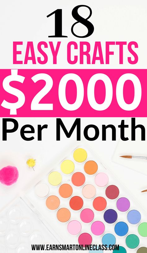 Looking for easy craft ideas that you can make and sell for profit Here's a list of 20 crafts that make money this year! Learn to make money from crafting! Profitable Crafts, Easy Crafts To Sell, Profit And Loss Statement, Easy Craft Ideas, Crafts To Make And Sell, Money Making Crafts, Easy Craft, Work At Home, Bag Crochet