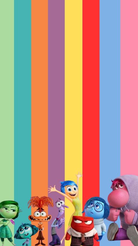 Inside Out 2 Wallpaper, Inside Out Background, Inside Out Poster, Movie Character Wallpaper, Inside Out Party Ideas, Inside Out Emotions, L Shaped House, Backyard Birthday Parties, Inside Out Characters