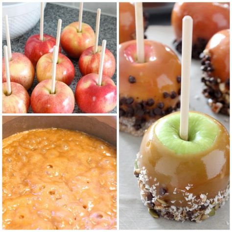 Halloween Caramel Apples | Satori Design for Living Halloween Caramel Apples, Healthy Caramel Apple, Caramel Apples Halloween, Monday Funday, Win Free Stuff, Healthy Halloween, Pumpkin Pecan, Fun Treats, Treat You