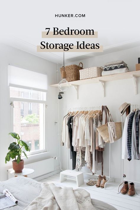 Narrow Bedroom Storage Ideas, Shallow Wardrobe Ideas, High Wall Storage Ideas, High Shelves Bedroom, Shallow Bedroom Storage, Small Space Wardrobe Ideas Storage, Narrow Wardrobe Ideas, Small Double Bedroom Ideas Storage, Tiny Bedroom Clothes Storage