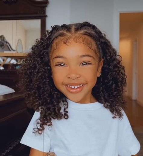 Little Black Girls Curly Hairstyles, Mixed Race Hairstyles For Kids, Curly Hairstyles Girls Kids, Biracial Girl Hairstyles, Biracial Toddler Girl Hairstyles, Mixed Hairstyles Biracial Hair, Hair Styles For Curly Hair Kids, Mixed Baby Hairstyles, Mixed Kids Hairstyles