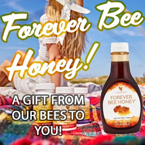 There's only one thing you'll find in a bottle of Forever Bee Honey and that's pure, natural and responsibly harvested honey. This complex nectar is not just a perfect natural sweetener, it's good for you too! A bottle of love from our honeybees to you! • Pure honey • Sweet, rich and smooth • Vegetarian friendly • Gluten-free Not all honey is made equal and Forever Bee Honey remains one of our most popular products thanks to a pure taste that captures nutrition direct from the hive. This all-... Forever Bee Honey, Aloe Blossom Herbal Tea, Bee Honey, Pure Honey, Processed Sugar, The Hive, Natural Honey, Popular Products, Natural Sweeteners