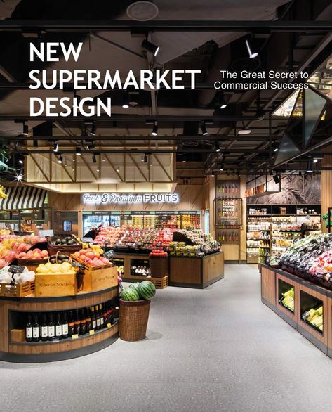 Supermarket Design Interior, Fresh Food Market, Organic Supermarket, Supermarket Display, Grocery Market, Grocery Store Design, Ikea Food, Supermarket Design, Food Hub