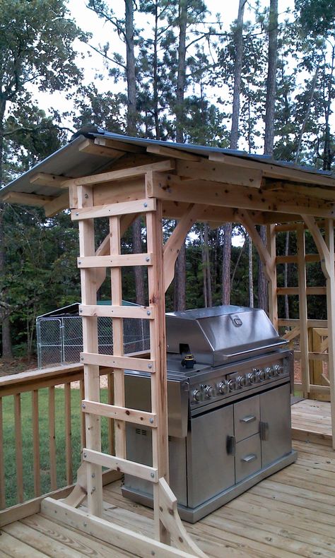 grill cover Diy Grill Gazebo, Bbq Shed, Diy Gazebo, Portable Gazebo, Diy Grill, Grill Gazebo, Backyard Grilling, Bbq Cover, Wooden Pergola