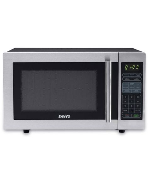 Sanyo Mid-Size Microwave Oven EM-S6588S - GoodHousekeeping.com Best Inventions Ever, Oven Hood, Countertop Microwave Oven, Healthy Lifestyle Quotes, Countertop Microwave, Microwave Ovens, Cooking Equipment, Good Housekeeping, Fun Cooking