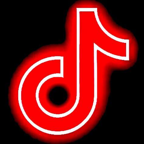 #app #logo #neon #tiktok #ios #homescreen Red Tiktok Logo, Red Tiktok Icon, Neon Red Phone Icon, Red Phone Icon, Tik Tok Icon, Ios App Logo, Minecraft App, Logo Tiktok, Red App Icons