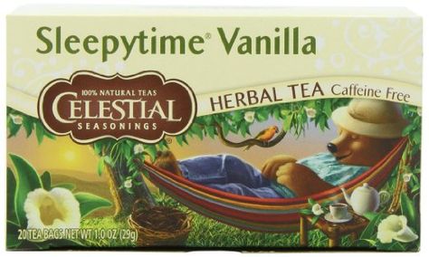 Best Stuff Ever If You Need Help Falling Asleep - And So Tasty! Celestial Tea, Sleepytime Tea, Celestial Seasonings Tea, Bedtime Tea, Vanilla Tea, Celestial Seasonings, Sleep Tea, Natural Teas, Herb Tea