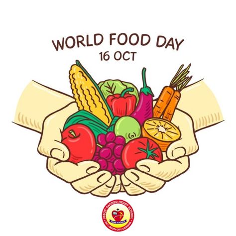 Celebrated all over the world on 16th October, World Food Day is a yearly reminder of the establishment of the Food & Agriculture Organization by the United Nations in 1945. The most important is the prevention of food wastage. JSHS urges all to stop wasting food and instead give it to the poor and the hungry. Let us pledge on this day to help remove hunger and make food available to all. #worldfoodday #food #stopwastage #spread #awareness #JSHS #school #students #teachers #parents #family Save Food Poster, Vegetarian Benefits, Formal Id Picture, Healthy Food Activities, Hand Held Food, World Vegetarian Day, World Food Day, Vegetarian Day, Food Wastage