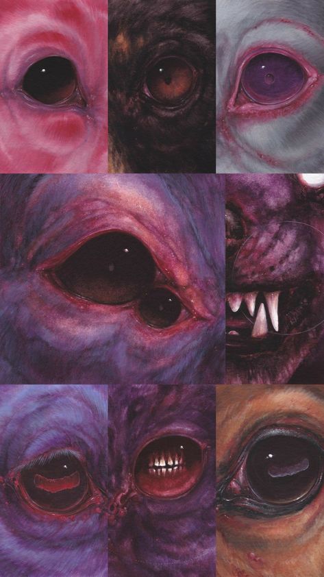 Weird Eyes Art, Intestines Drawing Reference Gore, Horror Eyes Art, Cool Eye Painting, Eye Horror Art, Shipping Poses, Weird Scary Art, Creepy Eye Art, How To Draw Gore