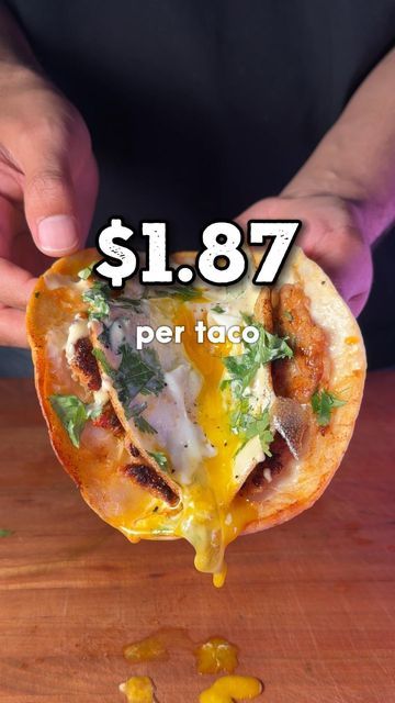 Easy Cheap Healthy Breakfast, Taco Sausage, Cheap Healthy Breakfast, Smashed Tacos, Survival Meals, Cheap Breakfast Ideas, Uni Tips, Sausage Tacos, Uni Meals