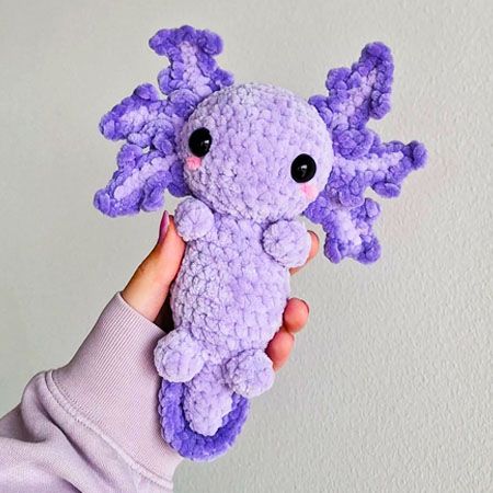 Axolotl Amigurumi Free Pattern, Axolotl Crochet Pattern Free, Crocheted Octopus, Crochet Axolotl, Octopus Pattern, Crochet Amigurumi Patterns, Monkey Pattern, Penguin Pattern, Crochet Frog