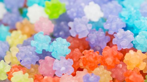 Konpeito Recipe, Halloween In Japan, Artistic Food, Japanese Cookies, Random Aesthetic, Japanese Candy, Star Candy, Sugar Candy, Fairy Wedding