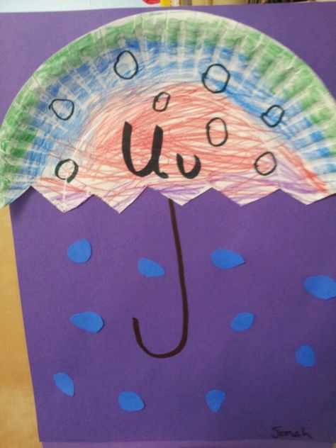 Letter u U Crafts For Preschool Letter, Letter U Activities For Kindergarten, U Preschool Crafts, U Crafts For Preschoolers, Letter U Crafts For Preschoolers, Letter U Activities For Preschool, Letter U Craft, Childcare Crafts, Letter U Crafts