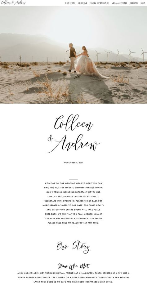 wedding website examples, wedding website inspiration Our Story Wedding, Wedding Website Inspiration, Wedding Website Examples, Wedding Invitation Website, Wedding Website Template, Wedding Website Design, Website Examples, Story Wedding, Honeymoon Fund