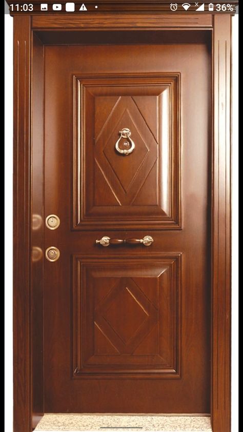 Door Desine, Indian Main Door Designs, Single Main Door Designs, Main Door Design Photos, درابزين السلم, Wood Front Entry Doors, Door Design Ideas, House Main Door, Flush Door Design