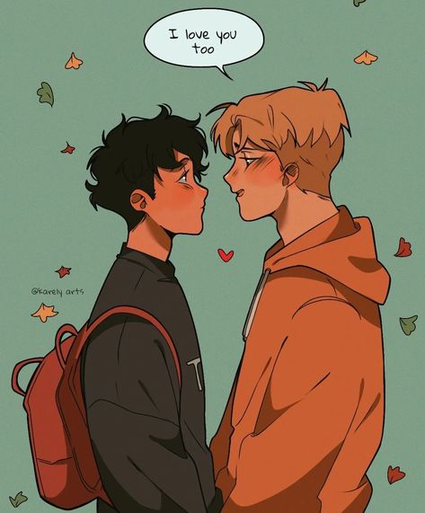 Heartstopper Kiss Comic, Heartstopper Art Style, Narlie Heartstopper Fanart, Mlm Ship Art, Looking At The Stars Admiring From Afar, Why Are We Like This Heartstopper, Heartstopper Desenho, Nick X Charlie Heartstopper Fanart, Heart Stopper Fanart