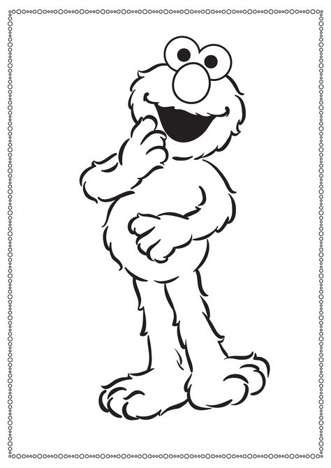 Elmo Coloring Pages Printable Free Elmo Pictures, Elmo Coloring Pages, Sesame Street Coloring Pages, Birthday Coloring Pages, Elmo Party, Images Disney, Elmo Birthday, Sesame Street Birthday, Kids Coloring Book