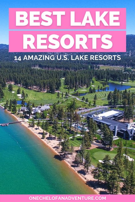 Best Lake Resorts in the USA: 14 Gorgeous US Lake Vacation Resorts Lake Superior Vacation, Beautiful Lakes In The Us, Best Lakes To Vacation In Us, Best Lake Vacations In Us, Best Lakes In The Us, Great Lakes Vacation, Lakehouse Vacation, Lake House Vacation, Lake Vacations