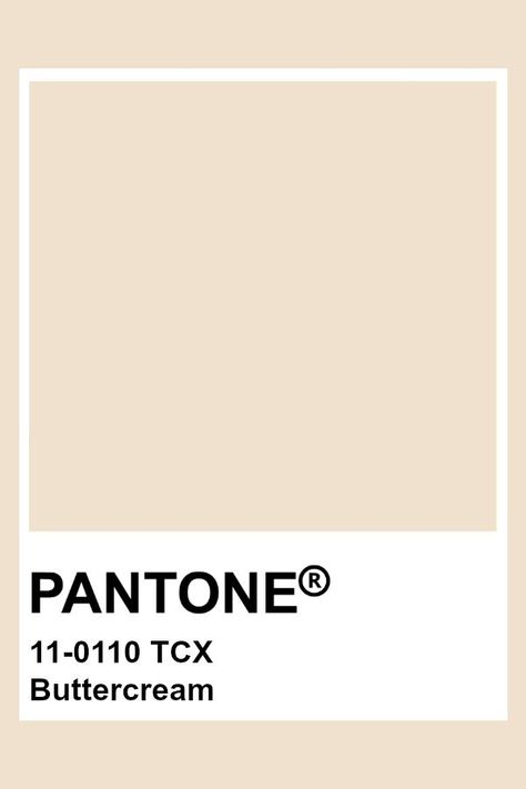 PANTONE 11-0110 TCX Buttercream pantone color Beige Pantone, Pantone Tcx, Pantone Swatches, Pantone Palette, Beige Color Palette, Pantone Colour Palettes, Dashboard Design, Colour Board, 가을 패션