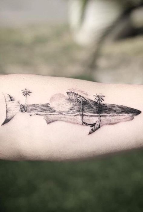 Animal Tattoos and their Meanings | by Jhaiho | Medium Scuba Tattoo, Hai Tattoo, People Architecture, Surf Tattoo, Architecture Nature, Whale Tattoos, Shark Tattoo, Ocean Tattoos, Geometric Tattoos