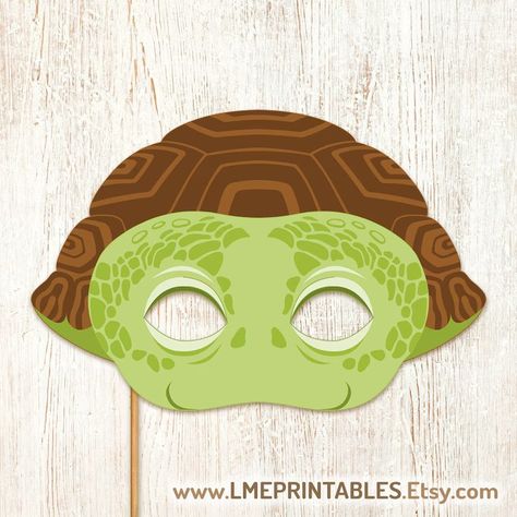 Tortoise Printable Mask Halloween Costume Animal Party Garden Turtle Land Sea Reptile Pattern Animal Favor Craft Kid Adult Template Lizard - Etsy Tortoise Costume, Turtle Printable, Sea Tortoise, Halloween Costume Animal, Monster Animal, Printable Mask, Aquatic Animal, Reptile Party, Animal Halloween Costumes