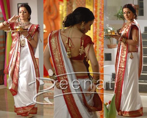 Bengali Sari, Bale Dance, Celina Jaitley, Kitty Ideas, Sari Style, Desi Clothing, Drape Blouse, Bengali Saree, Katan Saree