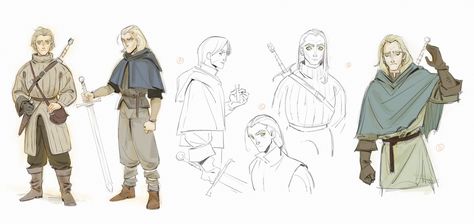 THE WITCHER — Character Design | Vis Dev Witcher Character Design, Witcher Concept Art, Witcher Fan Art, Vis Dev, Artist Project, Monster Hunter, Character Designs, The Witcher, Swords