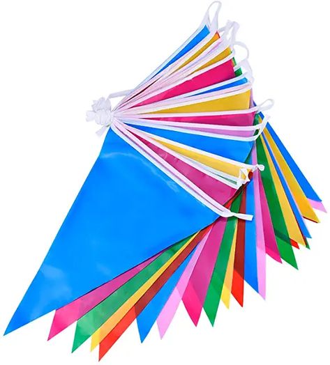 Banner For Party, Pvc Banner, Pennant Flags, Outdoor Party Decorations, Fabric Bunting, Bunting Garland, Pennant Banners, Flag Sizes, Flag Bunting