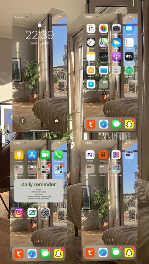 Organize Apps On Iphone, Aesthetic Organization, Icona Ios, Phone Apps Iphone, Organize Phone Apps, Studera Motivation, Wallpaper Ios, Ios App Iphone, Iphone Life Hacks