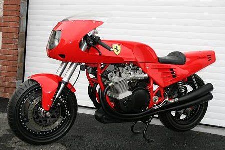 Only Ferrari Motorcycle in the World Sold At Auction for $137,900 ... Ferrari Bike, Vincent Black Shadow, Ariel Atom, Ferrari Italia, Motor Kawasaki, Italian Motorcycles, Custom Cycles, Bentley Car, Dodge Viper