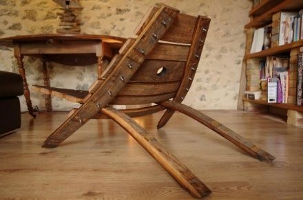 Wine Barrel Chairs Wine Barrel Chairs, Wine Barrel Crafts, Whiskey Barrel Furniture, Barrel Chairs, Barrel Projects, Wine Barrel Furniture, Barrel Decor, Barrel Furniture, Whisky Barrel