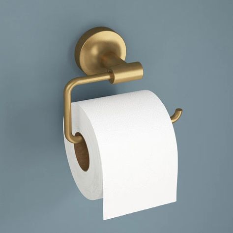 Franklin Brass Wall Mount Toilet Paper Holde | Wayfair Square Toilet, Brass Toilet, Brass Toilet Paper Holder, Wall Mount Toilet, Bathroom Toilet Paper Holders, Drawer Pulls And Knobs, Toilet Paper Storage, Soft Modern, Wall Mounted Toilet