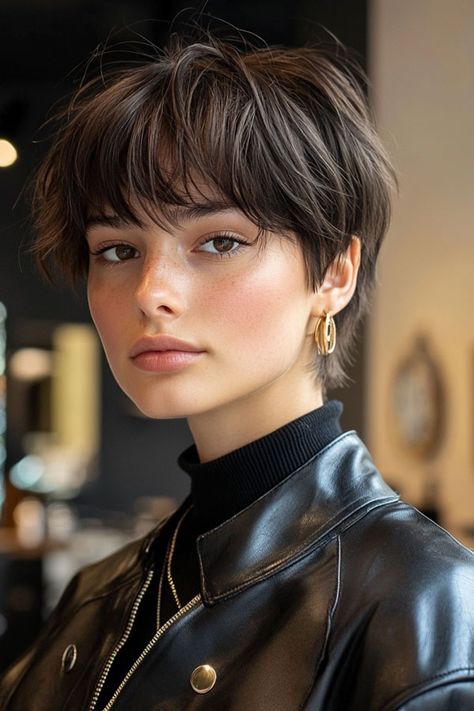 33 Chic Parisian French Bob Haircuts : Effortless Tousled and Airy Waves Cropped French Bob, French Woman Haircut, Very Short French Bob, Women's Short Hairstyle, French Bob Outfit, Parisian Bob With Bangs, French Bob Bangs, French Haircut Parisian Chic, French Bob Short