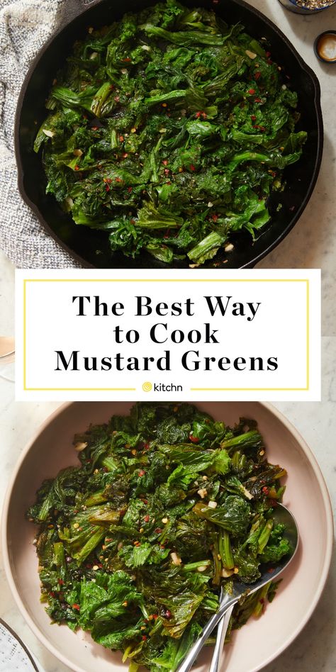 Easy Mustard Greens Recipe, Kale And Mustard Greens Recipe, Green Mustard Recipe, How To Cook Mustard Greens Recipes, Best Greens Recipe, Vegan Greens Recipe, Mustard Greens Recipe Vegan, Mustard Greens Recipe Healthy, Cooked Greens Recipes