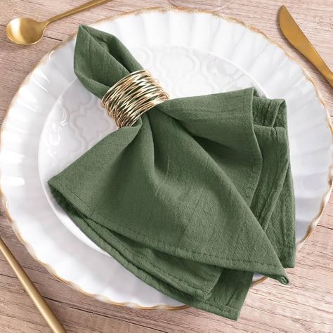 Amazon.com: MLMW Caramel Cotton Linen Napkins Set of 8 Soft Dinner Napkins Cloth 17"×17" Bulk Rustic Table Napkins for Fall Thanksgiving Christmas Wedding Party Table Decoration : Home & Kitchen Wedding Party Table Decorations, Thanksgiving Napkins, Green Napkins, Family Lunch, Decorative Hand Towels, Rustic Colors, Cloth Napkin, Cloth Dinner Napkins, Table Napkins