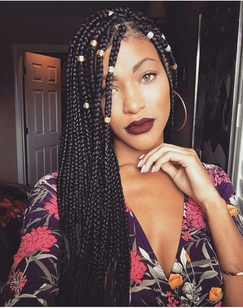 Cute Arrangement Of Hair Jewelry Long Braided Hairstyles, Blonde Box Braids, Long Box Braids, Pelo Afro, Box Braid, Box Braids Styling, Beautiful Braids, Trending Hairstyles, Long Braids