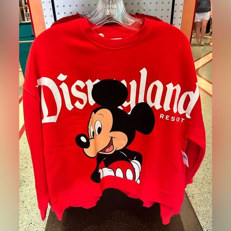 Disneyland 2024 Mickey Mouse Sweater New With Tag Ship Same Or Next Day Size: Variety Disneyland 2024, Disneyland Mickey Mouse, Mickey Mouse Sweater, Red Pullover Sweater, Resort 2024, Red Pullover, Disney Sweaters, Diy Sewing Clothes, Cute Swag Outfits