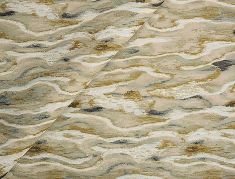 Jim Thompson Fabric Jim Thompson Fabric, Jim Thompson, Water Patterns, Pencil Pleat, Textured Waves, Sand And Water, Design Student, Fabric Wall, Cushion Pads