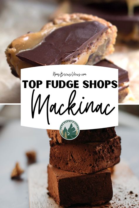 You cannot go wrong with a purchase at Murdick's! Amazing fudge and delicious ice cream, be sure to stop here along your journey for a quick treat. With 21 flavors of true Mackinac Island fudge, you may find yourself stopping more than once or stocking up with their buy 3 get 2 slices free deal! #PureMichigan #MackinacIsland #MichiganTravel #MichiganStateParks #MichiganVacations #UpperPeninsula #MackinawCity #MurdicksFudge #MaysCandyShop Mackinac Fudge Recipe, Mackinaw Island Fudge, Mackinaw Island Fudge Recipe, Mackinac Island Fudge Recipe, Mackinac Fudge, Mackinac Island Fudge, Best Fudge, Fudge Shop, Homemade Fudge Recipes