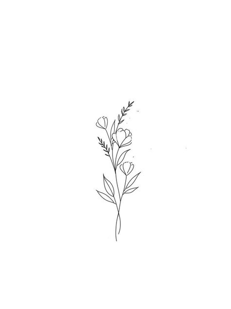 Fineline Small Flower Tattoo, Fine Art Flower Tattoo, Small Lined Flower Tattoo, Subtle Flower Tattoo, Line Art Small Tattoo, Simple Small Flower Tattoos Ideas, Womens Outer Forearm Tattoo, Dainty Flower Sketch, Flower Micro Tattoo